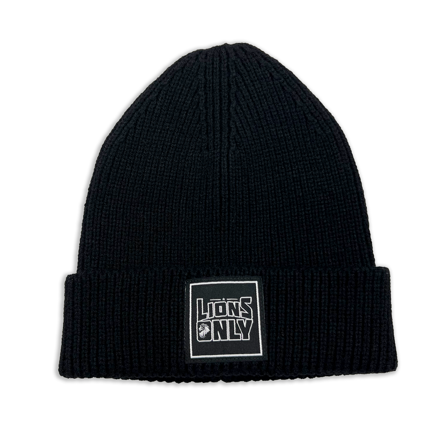 Lions Only Rib Knit Beanie