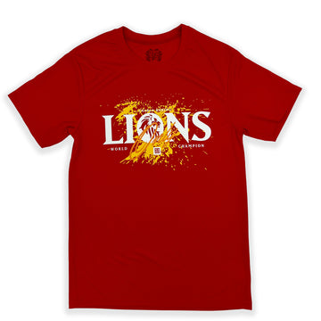 Lions Only Workout Shirt in Red